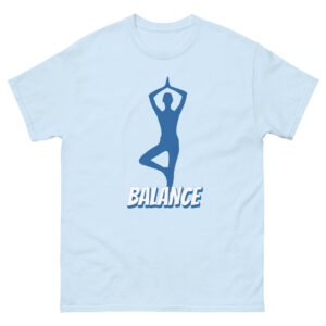 Women's Short-Sleeve T-Shirt Yoga Balance