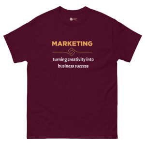 Unisex Classic Tee for College Student in Marketing