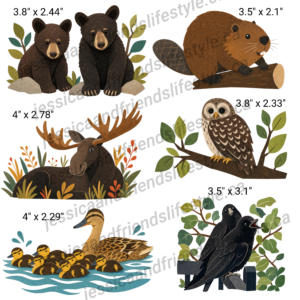 Canadian Wildlife DTF Transfer Bundle