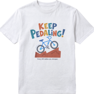 Keep Pedaling Cycling Short-Sleeve T-Shirt